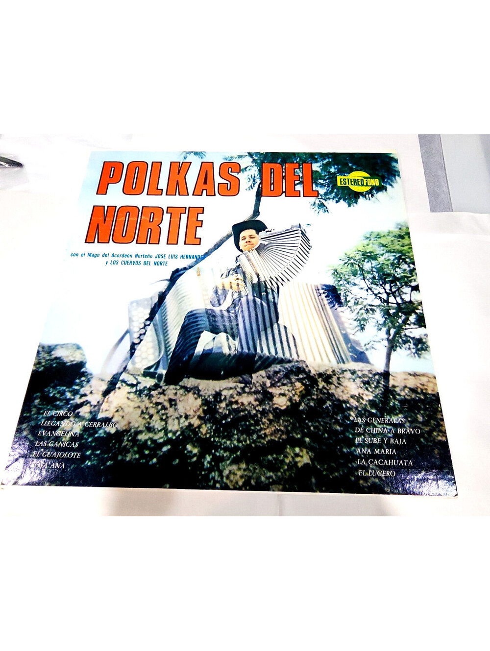 Jose Luis Hernandex Y Los Cuervos Del Norte Polkas Del Norte LP Excellent